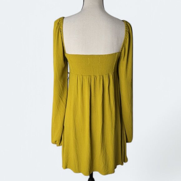 Jackson Rowe Green Farrah Empire Waist Babydoll Dress S NWT - Picture 6 of 9